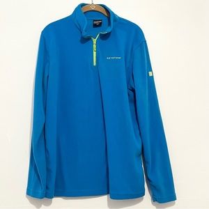 OUTFITTER TRADING CO Women Keystone Performance Fleece Teal Long Sleeve Size XL